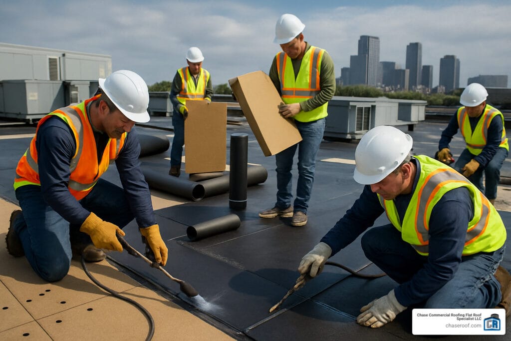 commercial flat roof repair