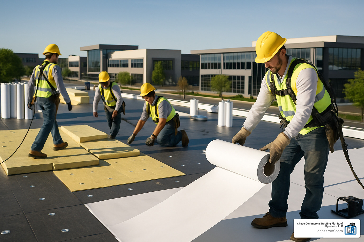 commercial roof installation