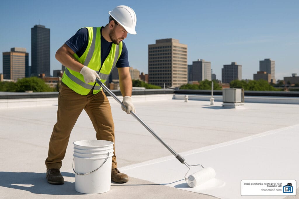 commercial roof sealing
