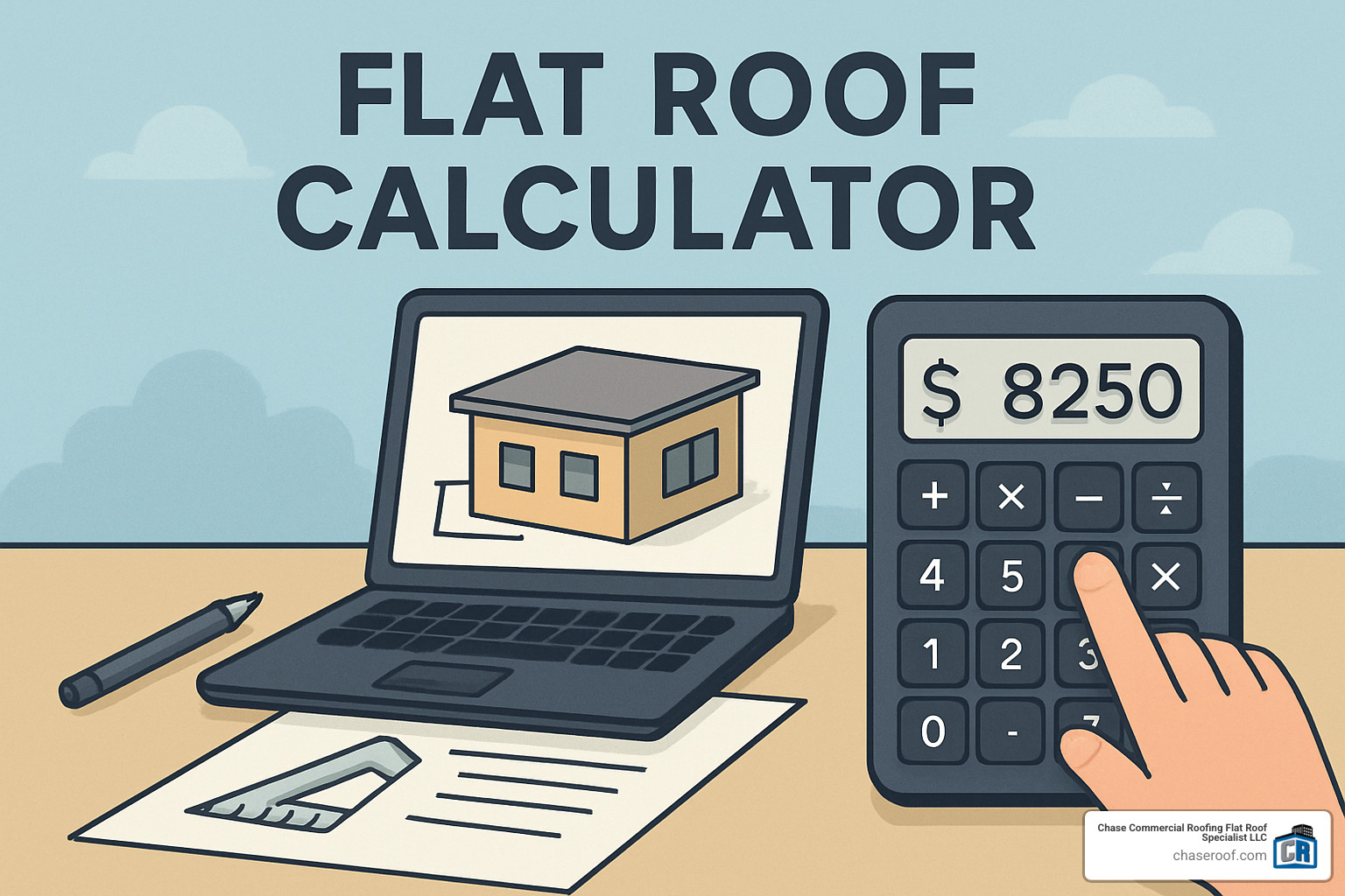 flat roof calculator