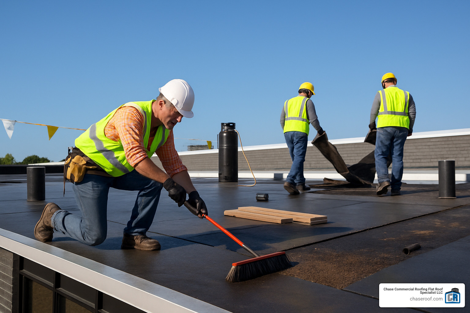 replace flat roof
