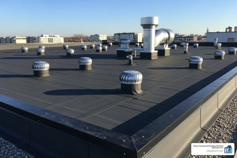 epdm flat roof ventilation