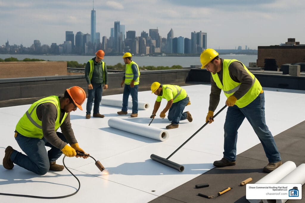 installation of tpo roofing